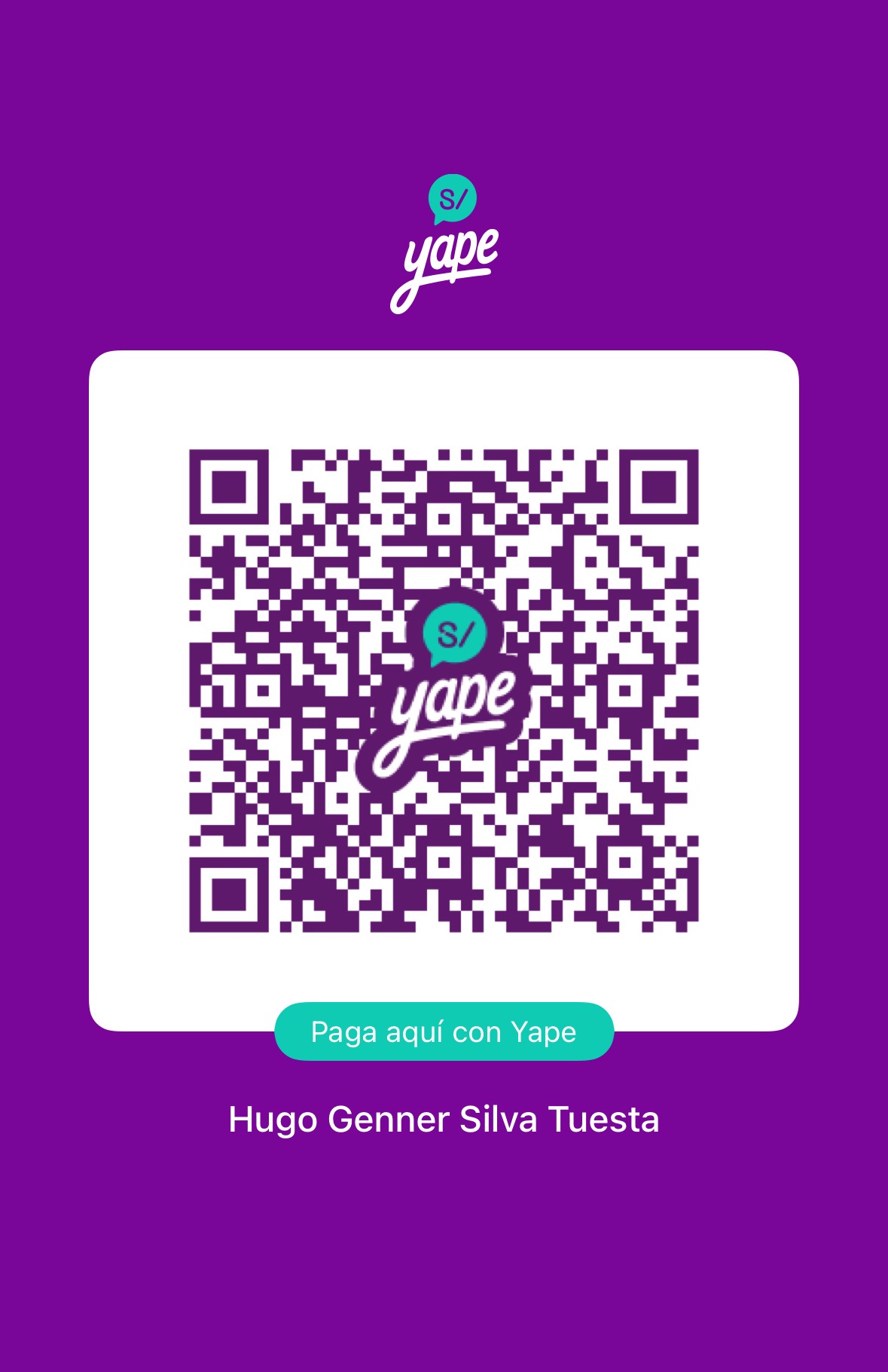 Código QR de Yape